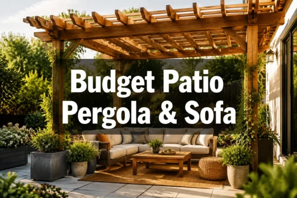 Budget-Friendly Pergola and Outdoor Sofa Set: A Complete Woodworking Plan for Patio Living