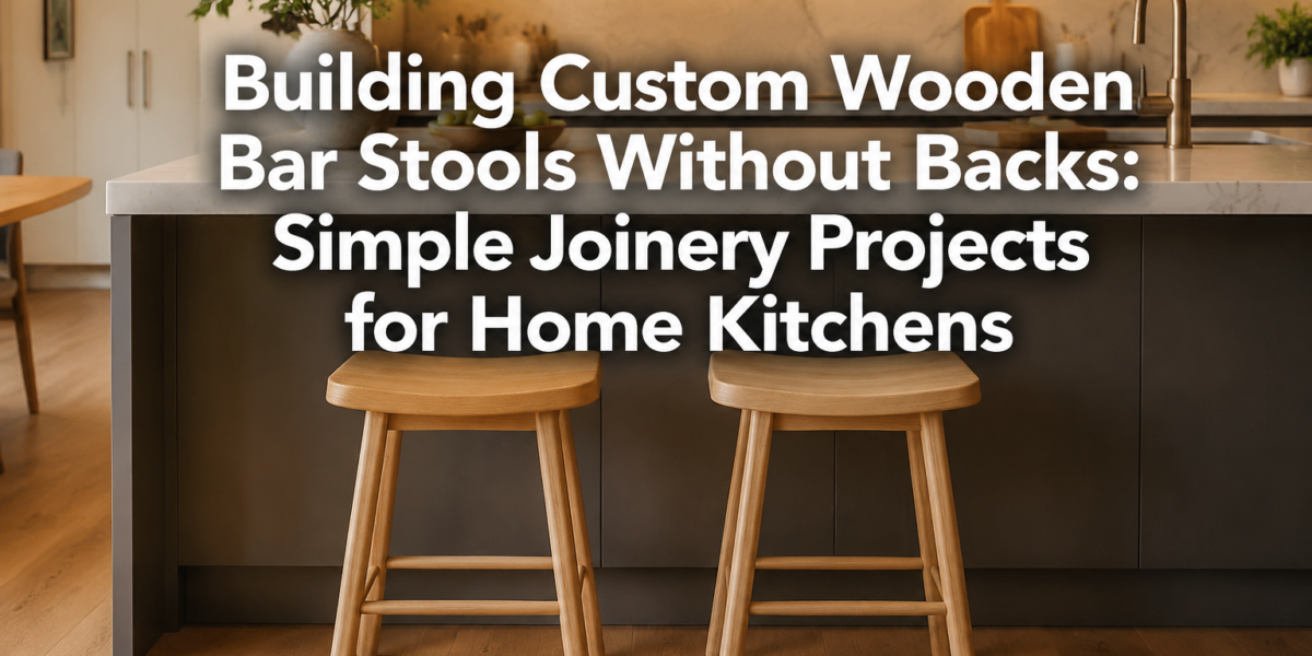 Building Custom Wooden Bar Stools Without Backs: Simple Joinery Projects for Home Kitchens