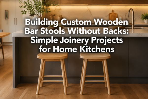 Building Custom Wooden Bar Stools Without Backs: Simple Joinery Projects for Home Kitchens