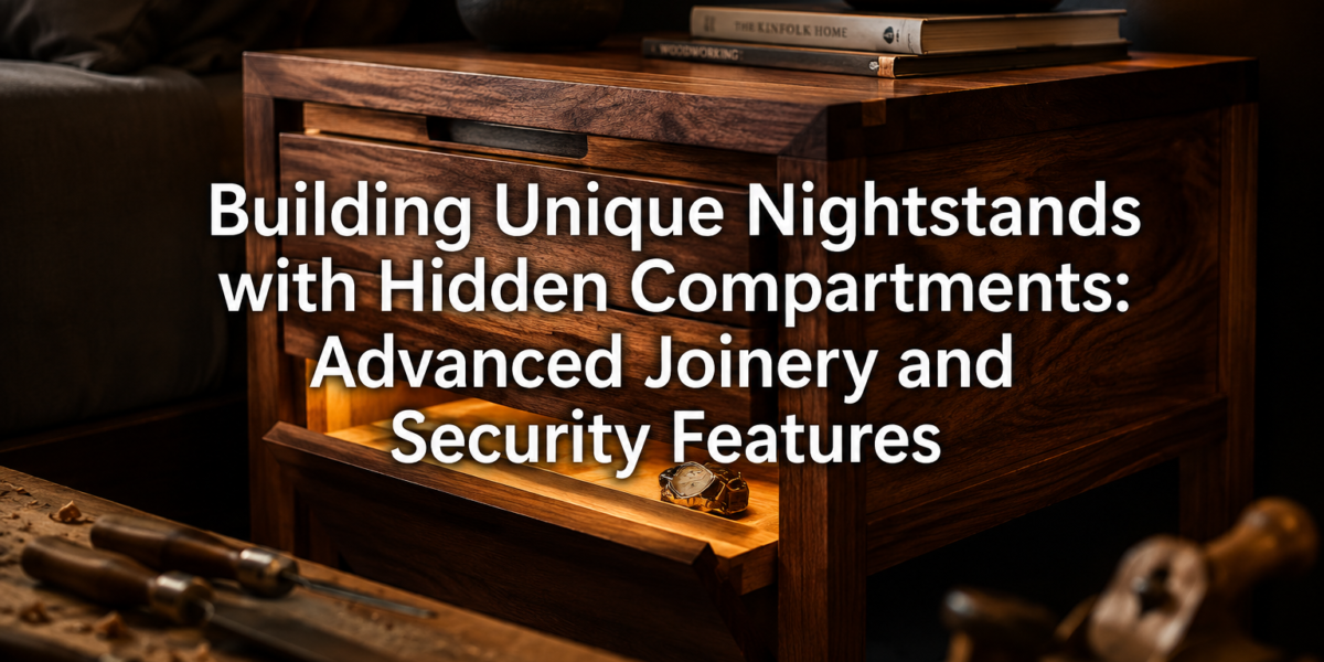 Building Unique Nightstands with Hidden Compartments: Advanced Joinery and Security Features