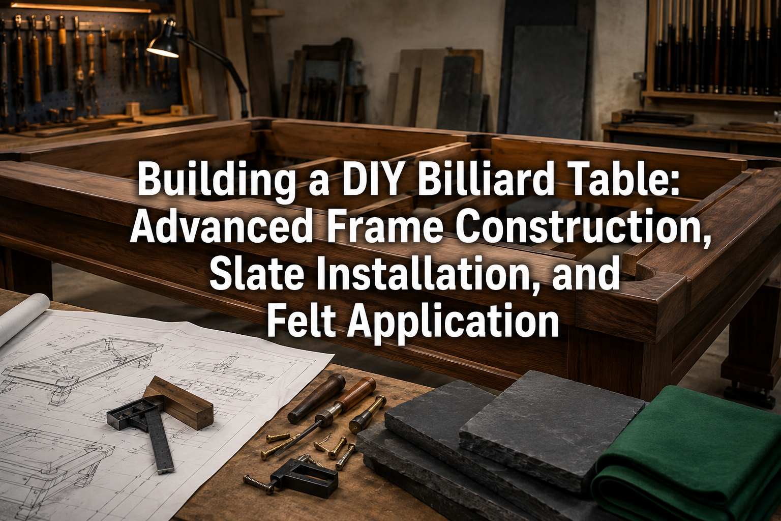 Diy Advanced Building a DIY Billiard Table: Advanced Frame Construction, Slate