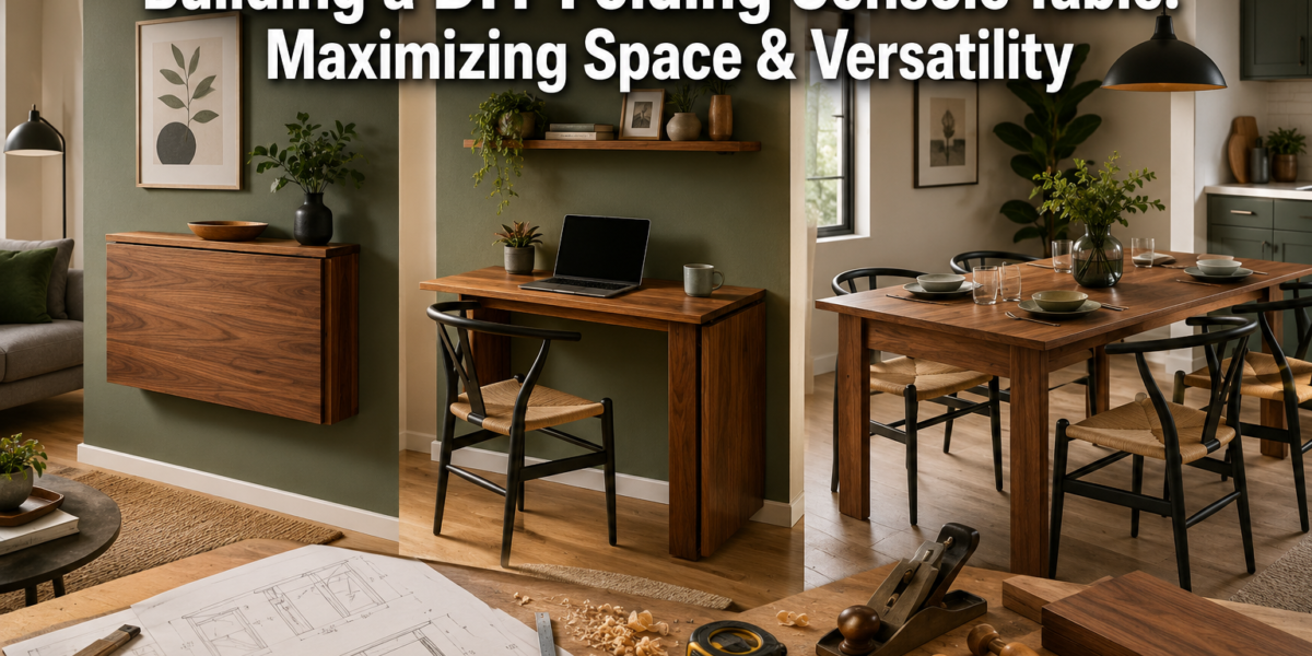 Building a DIY Folding Console Table: Maximizing Space and Versatility in Small Homes