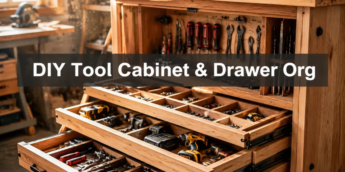 Building a DIY Tool Cabinet with Drawer Organization: Custom Storage Solutions for Hand and Power Tools