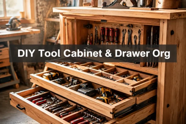 Building a DIY Tool Cabinet with Drawer Organization: Custom Storage Solutions for Hand and Power Tools