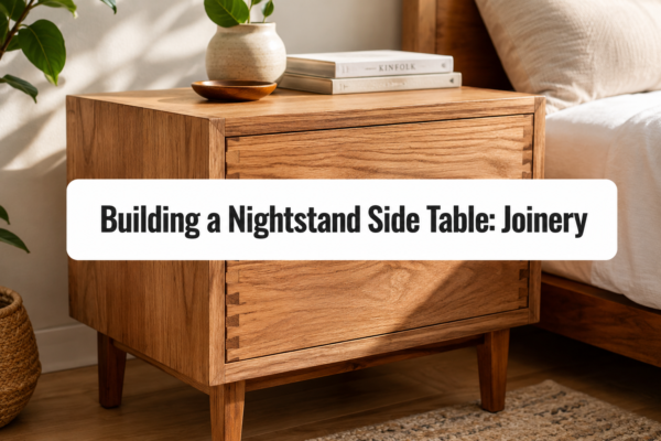 Building a Nightstand Side Table: Joinery and Drawer Techniques for Bedroom Furniture