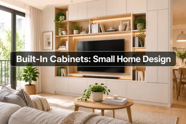 Built-In Cabinets for Small Homes: Design Rules for Mudroom Lockers, Media Walls, and Pantry Storage