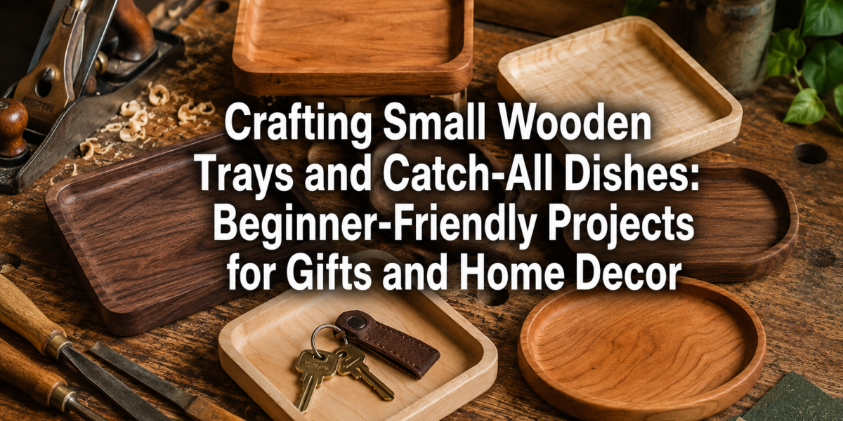 Crafting Small Wooden Trays and Catch-All Dishes: Beginner-Friendly Projects for Gifts and Home Decor