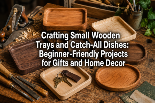 Crafting Small Wooden Trays and Catch-All Dishes: Beginner-Friendly Projects for Gifts and Home Decor