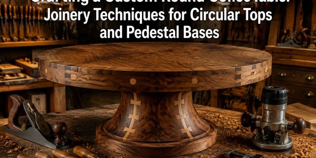 Crafting a Custom Round Coffee Table: Joinery Techniques for Circular Tops and Pedestal Bases