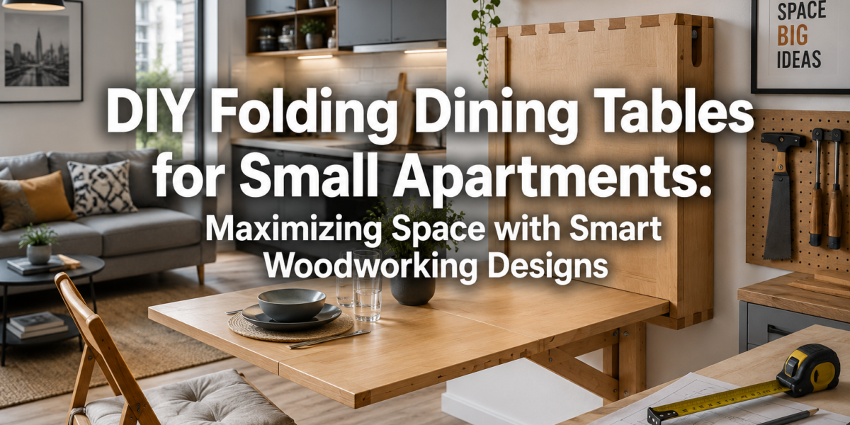 DIY Folding Dining Tables for Small Apartments: Maximizing Space with Smart Woodworking Designs
