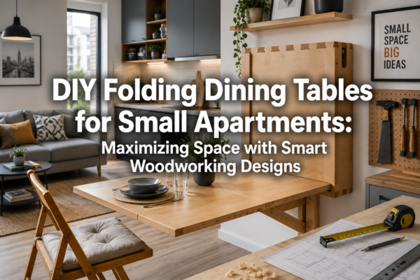 DIY Folding Dining Tables for Small Apartments: Maximizing Space with Smart Woodworking Designs