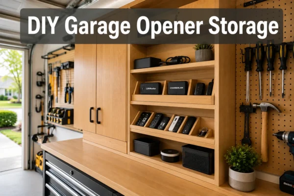 DIY Garage Opener Storage Solutions: Building Custom Cabinets and Shelving for Liftmaster and Chamberlain