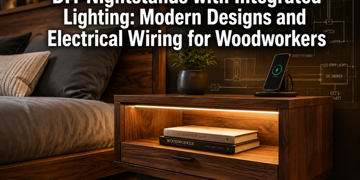 DIY Nightstands with Integrated Lighting: Modern Designs and Electrical Wiring for Woodworkers