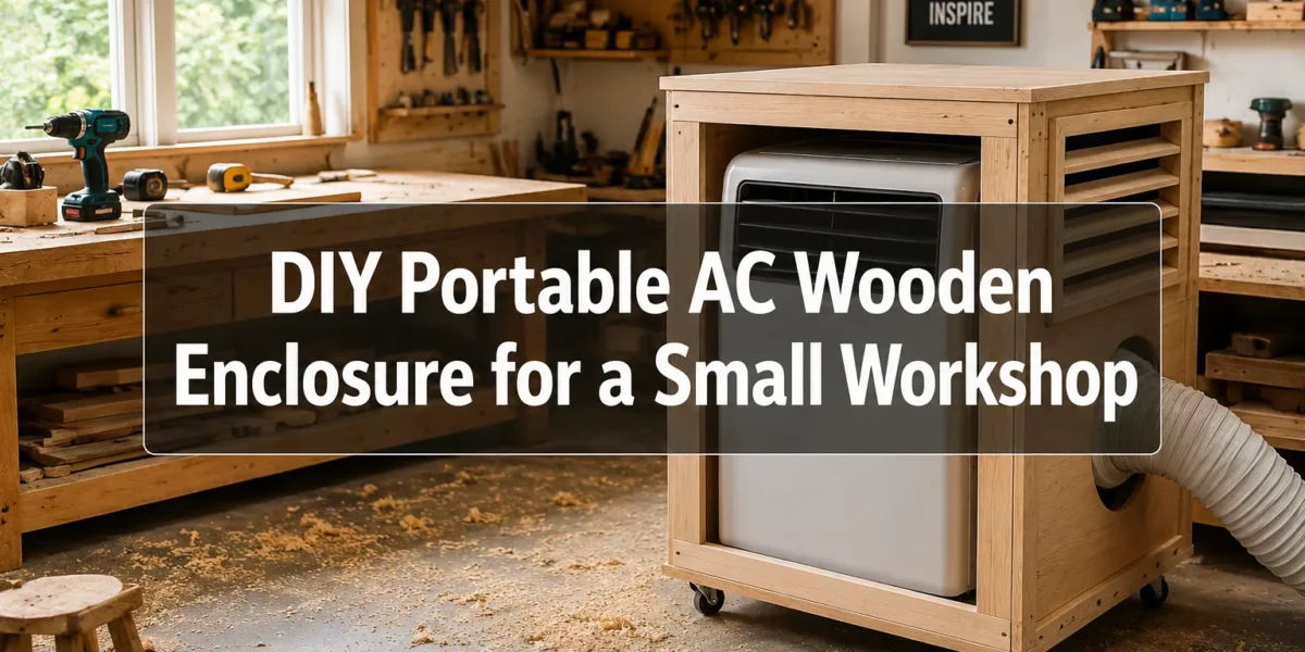 DIY Portable AC Wooden Enclosure for a Small Workshop: Build a Ventilated Cover That Looks Good and Cools Better