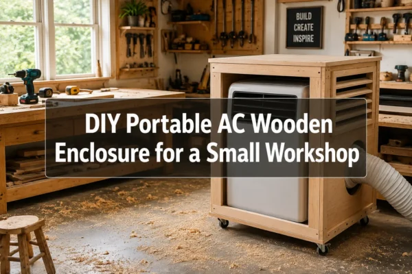 DIY Portable AC Wooden Enclosure for a Small Workshop: Build a Ventilated Cover That Looks Good and Cools Better