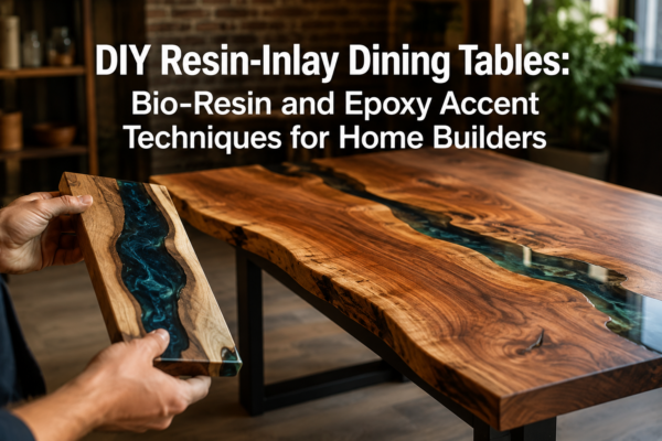 DIY Resin-Inlay Dining Tables: Bio-Resin and Epoxy Accent Techniques for Home Builders