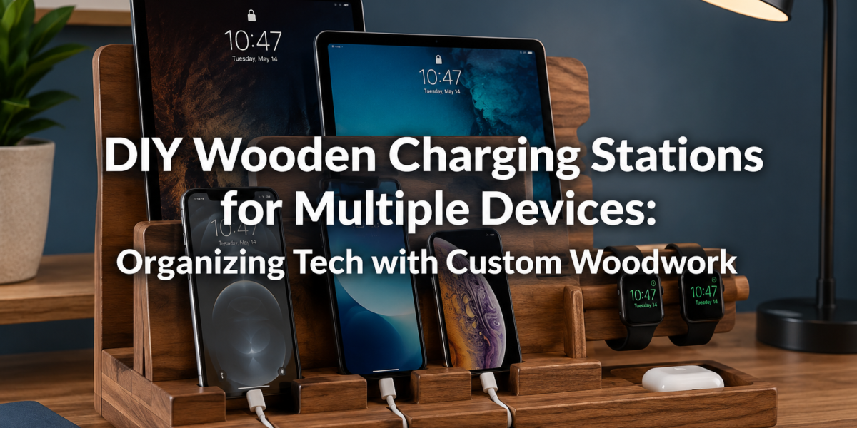 DIY Wooden Charging Stations for Multiple Devices: Organizing Tech with Custom Woodwork
