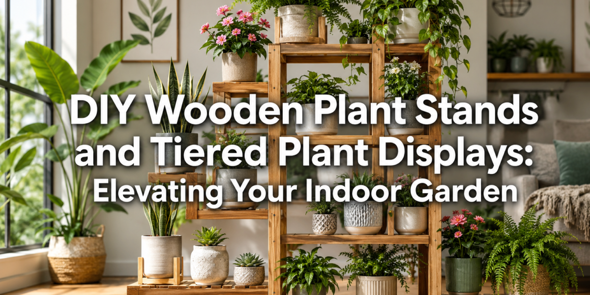 DIY Wooden Plant Stands and Tiered Plant Displays: Elevating Your Indoor Garden