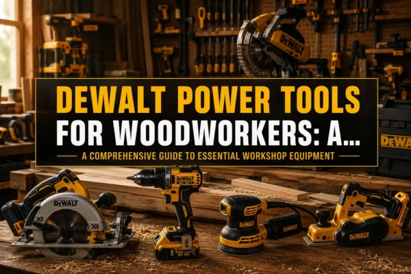 Dewalt Power Tools for Woodworkers: A Comprehensive Guide to Essential Workshop Equipment