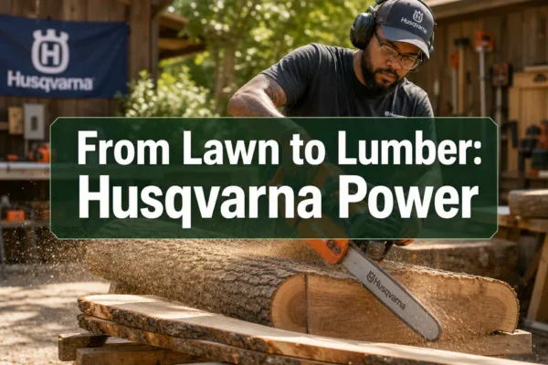 From Lawn to Lumber: Using Husqvarna Chainsaws to Buck, Slab, and Prepare Logs for Woodworking