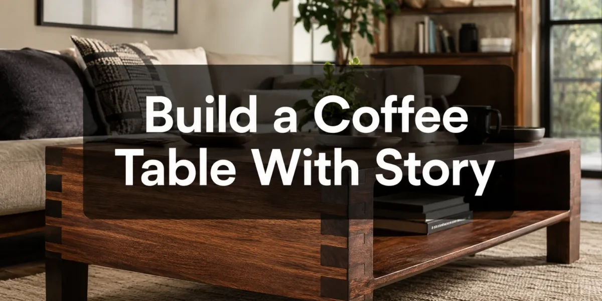 How to Build a Coffee Table With Emotional Storytelling: Wood Selection, Visible Joinery, and Finish Choices
