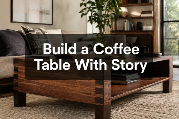 How to Build a Coffee Table With Emotional Storytelling: Wood Selection, Visible Joinery, and Finish Choices