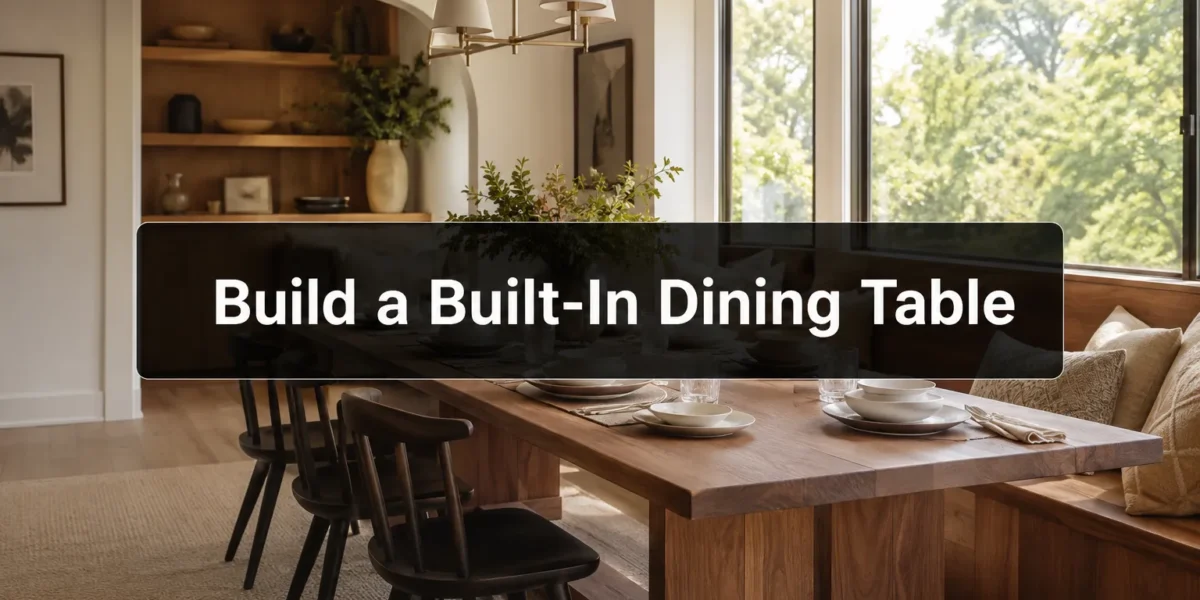 How to Build a Dining Table That Feels Built-In: Sizes, Aprons, and Stretcher Choices