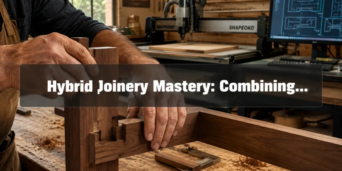 Hybrid Joinery Mastery: Combining Hand-Cut Mortise-and-Tenon With CNC-Milled Pockets