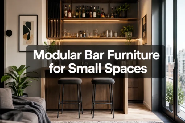 Modular Bar Furniture for Small Spaces: Stools, Shelving, and Compact Countertops You Can Build