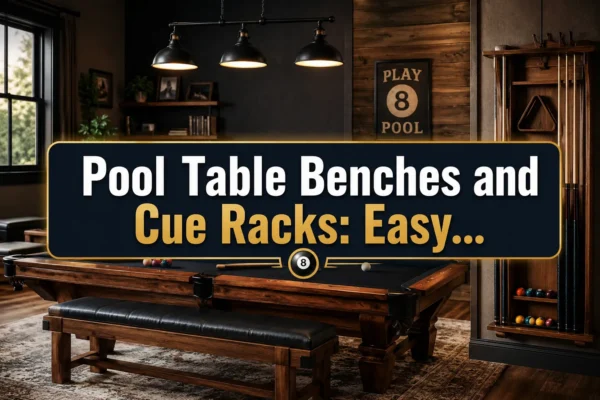 Pool Table Benches and Cue Racks: Easy Woodworking Add‑Ons to Complete Your Game Room