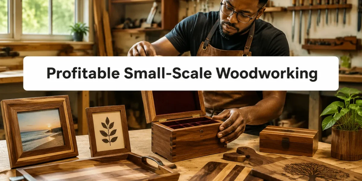 Profitable Small-Scale Woodworking: Mastering Jewelry Boxes, Picture Frames, and Serving Trays