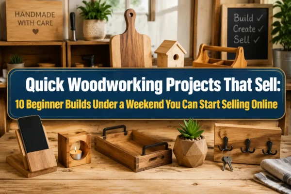 Quick Woodworking Projects That Sell: 10 Beginner Builds Under a Weekend You Can Start Selling Online