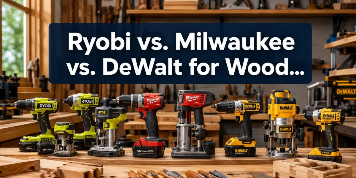 Ryobi vs. Milwaukee vs. DeWalt for Wood Joinery Tasks: Which Brand Is Best for Drilling, Routing, and Mortising?