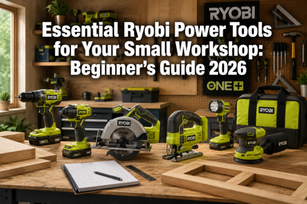 Selecting the Best Ryobi Power Tools for Small Workshop Setup: Essential Picks for Beginners