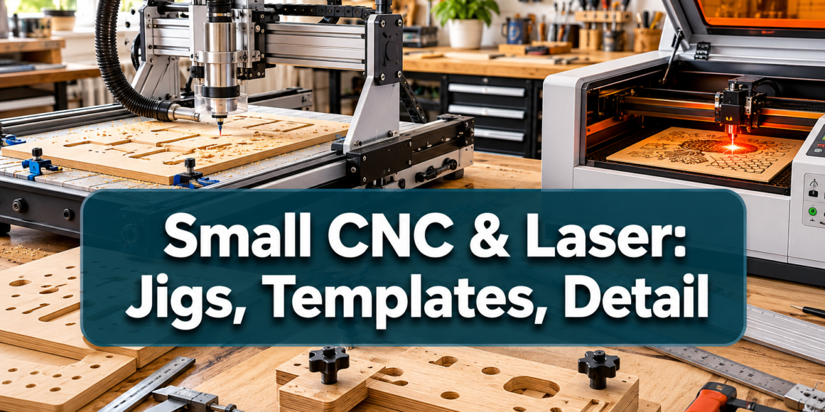 Small CNC and Laser Cutter Mastery: Jigs, Templates, and Detail Work for Home Workshops