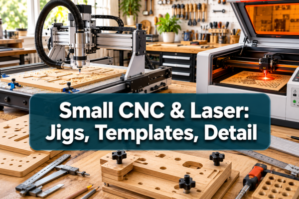 Small CNC and Laser Cutter Mastery: Jigs, Templates, and Detail Work for Home Workshops