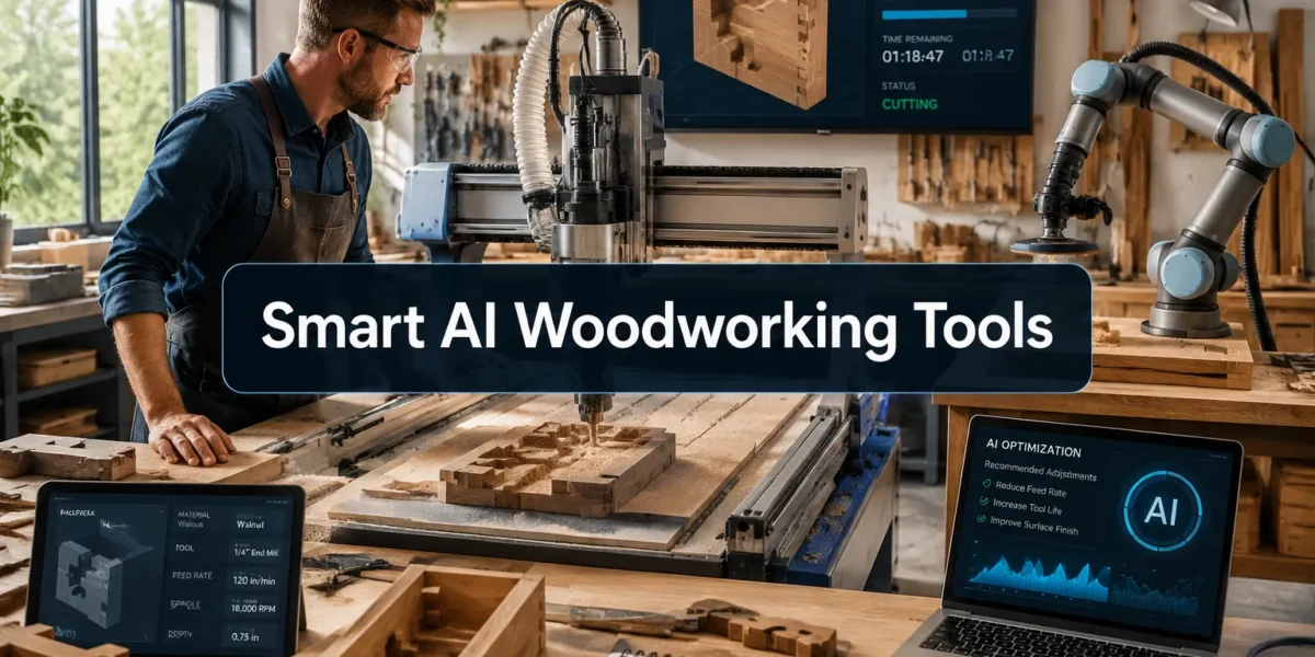 Smart and AI-Assisted Woodworking Tools: How Automation and Cobots Are Changing Home Workshops