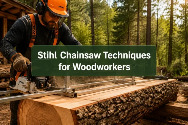 Stihl Chainsaw Techniques for Woodworkers: Milling Slabs, Cutting Joinery Blanks, and Safe Log Handling
