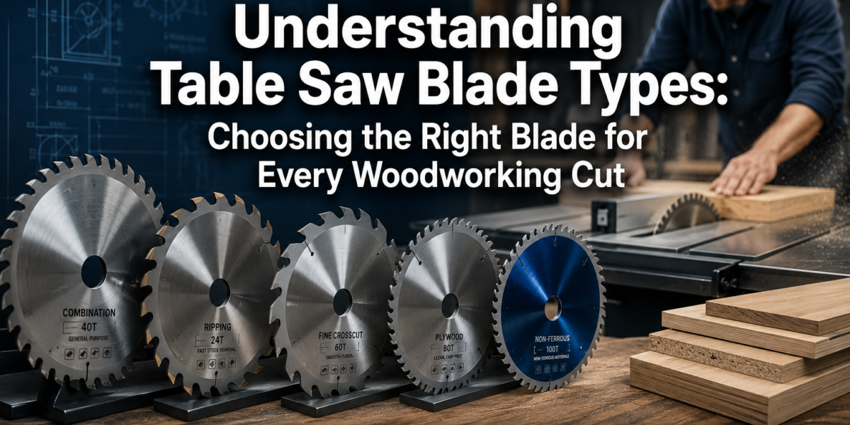 Understanding Table Saw Blade Types: Choosing the Right Blade for Every Woodworking Cut