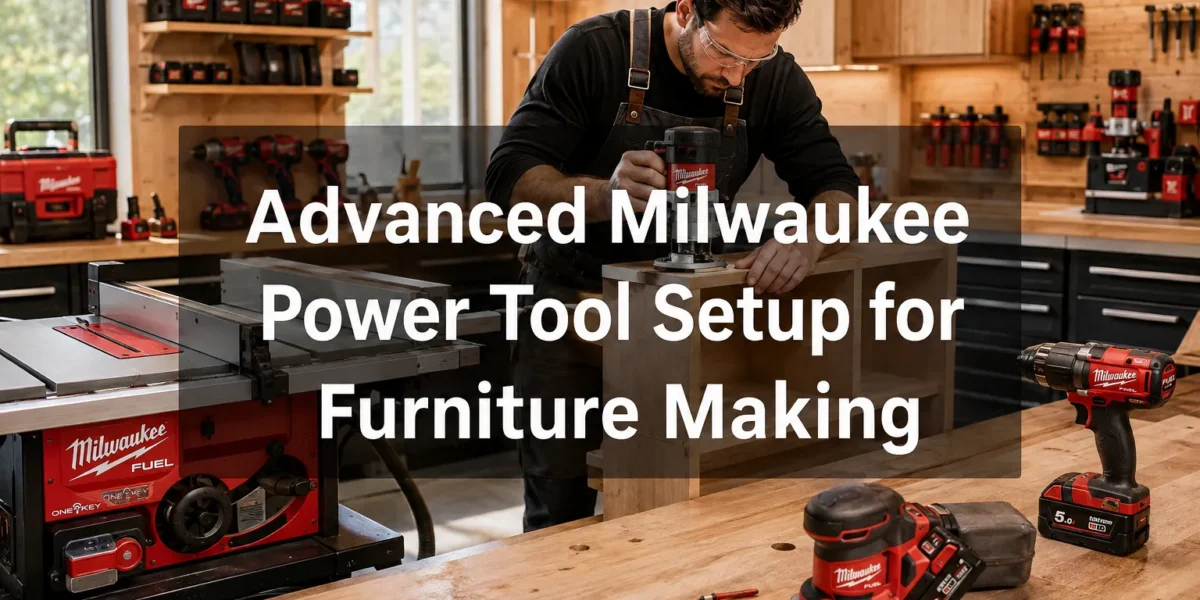 Advanced Milwaukee Power Tool Setup for Furniture Making: Complete Workshop Integration Guide