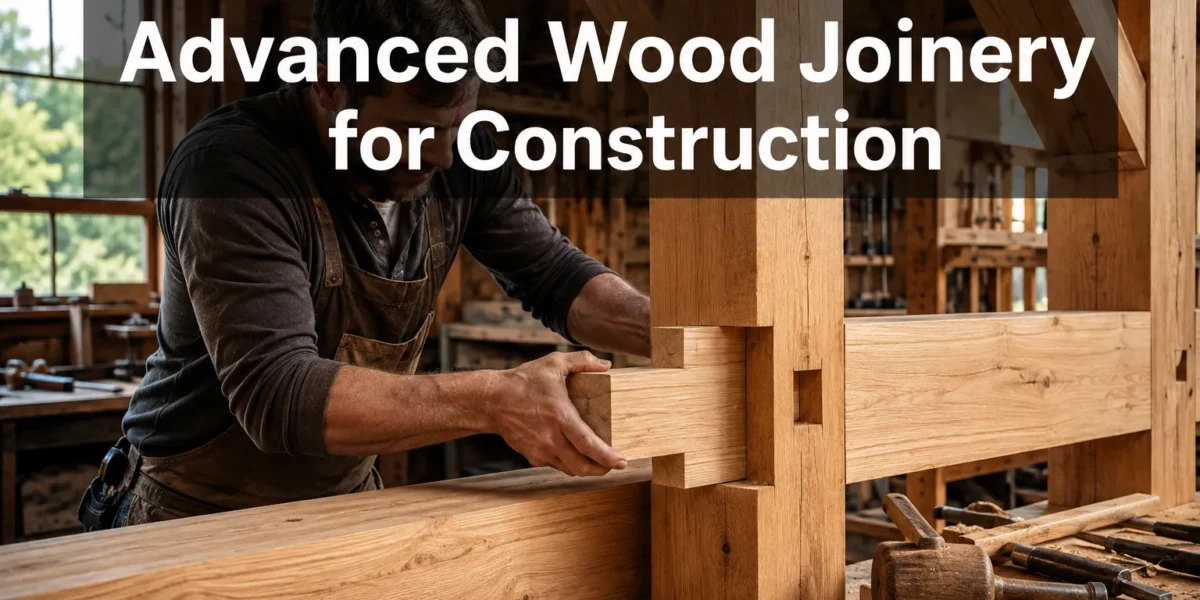 Advanced Wood Joinery for Construction: Structural Techniques for Framing, Beams, and Load-Bearing Furniture