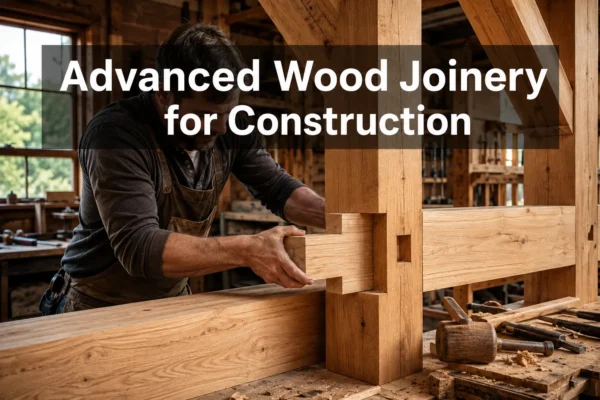 Advanced Wood Joinery for Construction: Structural Techniques for Framing, Beams, and Load-Bearing Furniture