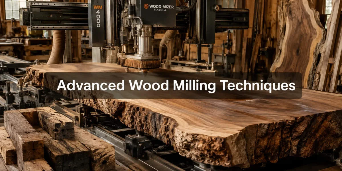 Advanced Wood Milling Techniques: Preparing Live-Edge Slabs and Reclaimed Wood for Fine Furniture