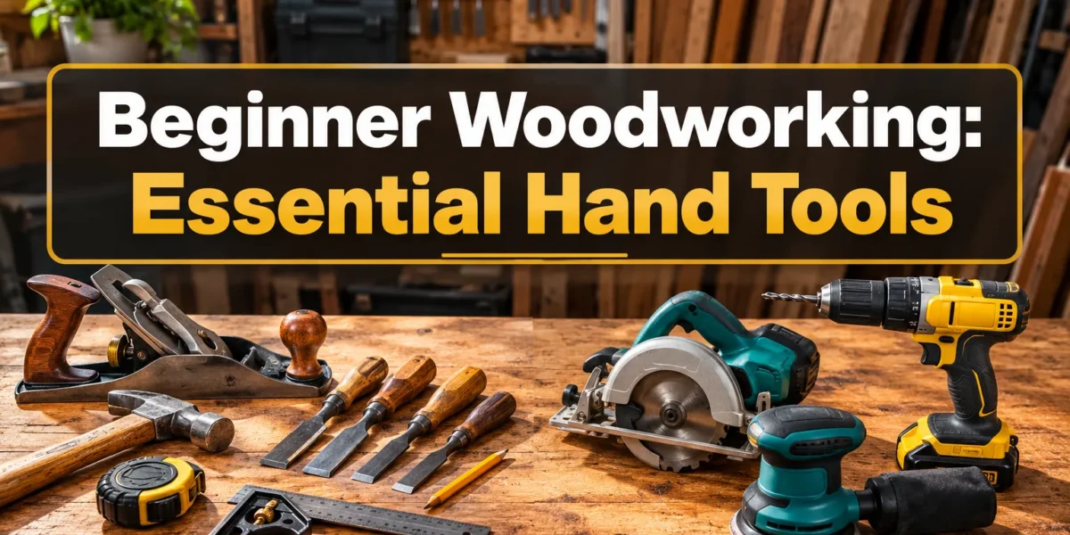 Beginner Woodworking: Essential Hand Tools vs. Power Tools—Which Should You Buy First?