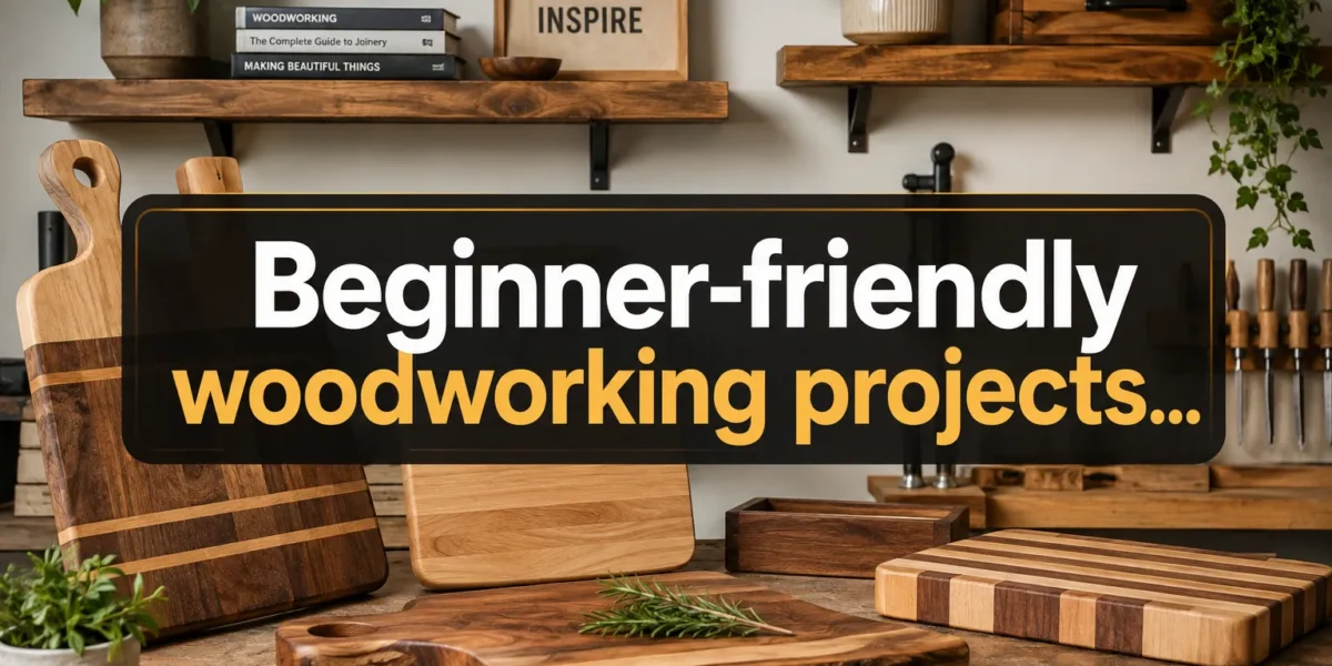 Beginner-friendly woodworking projects that actually sell in 2026 (floating shelves, custom cutting boards, charcuterie boards, etc.)