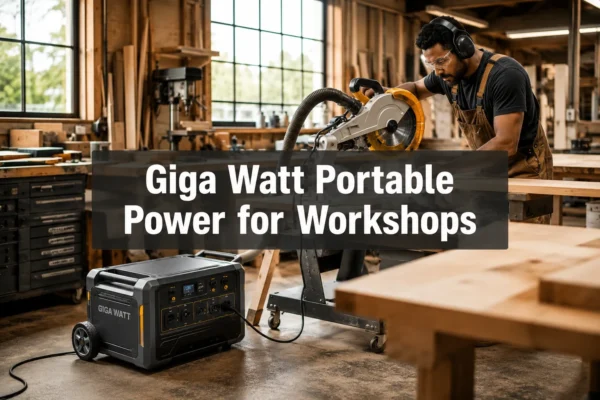 Beginner’s Guide to Giga Watt Portable Power Generators for Workshop Use: Sizing and Integration