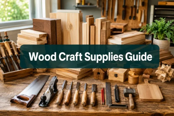 Beginner’s Guide to Wood Craft Supplies: Essential Materials, Sourcing, and Storage