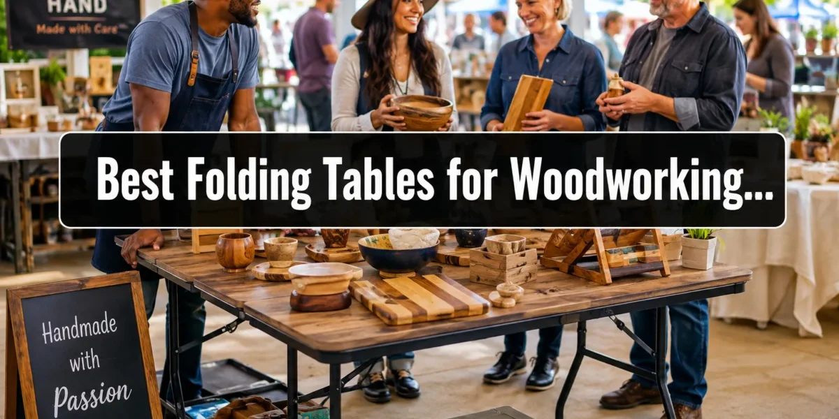 Best Folding Tables for Woodworking and Craft Fairs: Comparing Durability, Portability, and Setup Speed