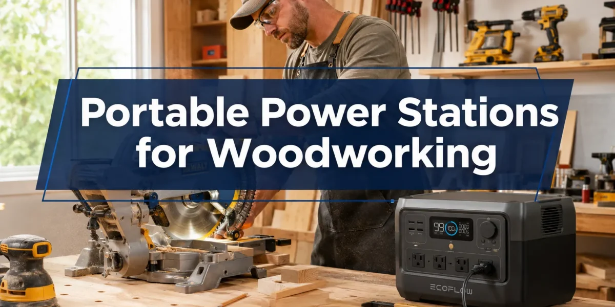 Best Portable Power Stations for Woodworking: Sizing, Runtime, and Off-Grid Workshop Setup