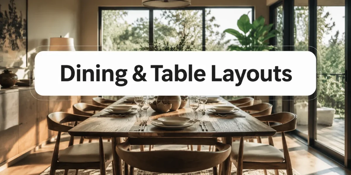 Best Practices for ‘Dining and Table’ Layouts: Optimizing Space and Flow in Your Home